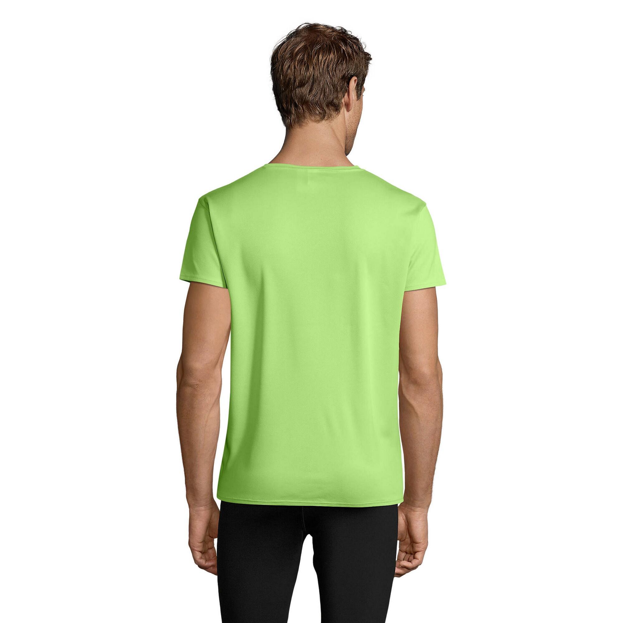 Tshirt SPRINT Adulte (Vert Pomme) 2/4