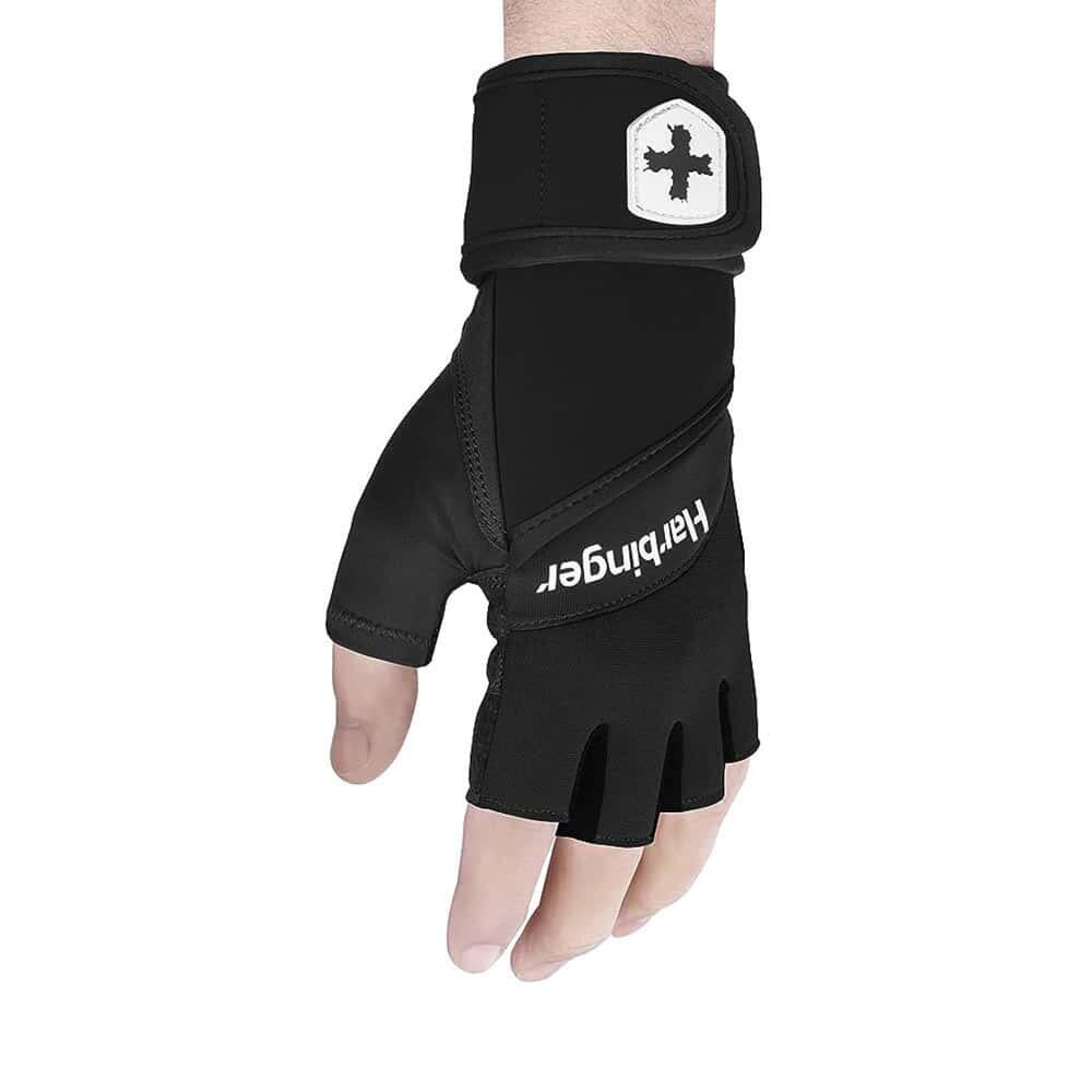 Bodybuilding Handschoenen - Trainingsgreep Polsbandage 2.0 - Zwart,s 3/5