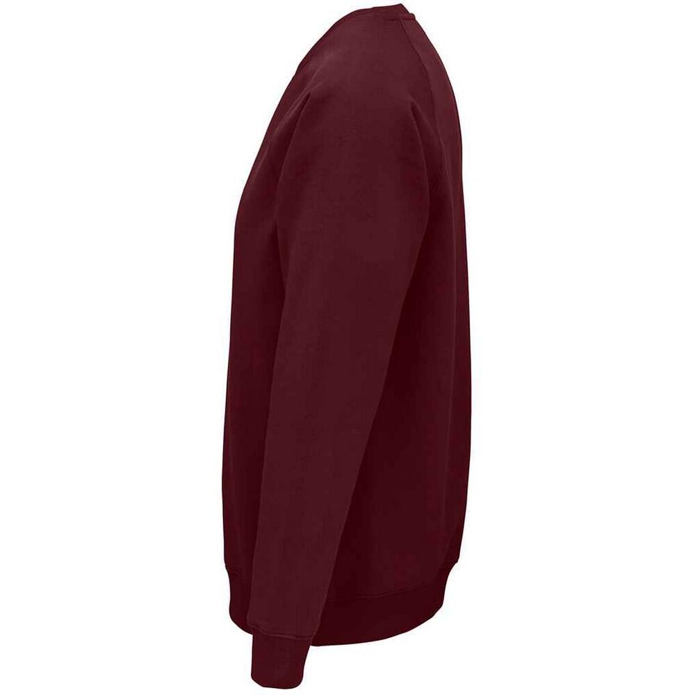 Felpa Adulto Unisex SOLS Space Borgogna 3/4