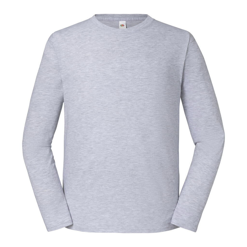 Unisex Adult Iconic Heather LongSleeved TShirt (Heather Grey)