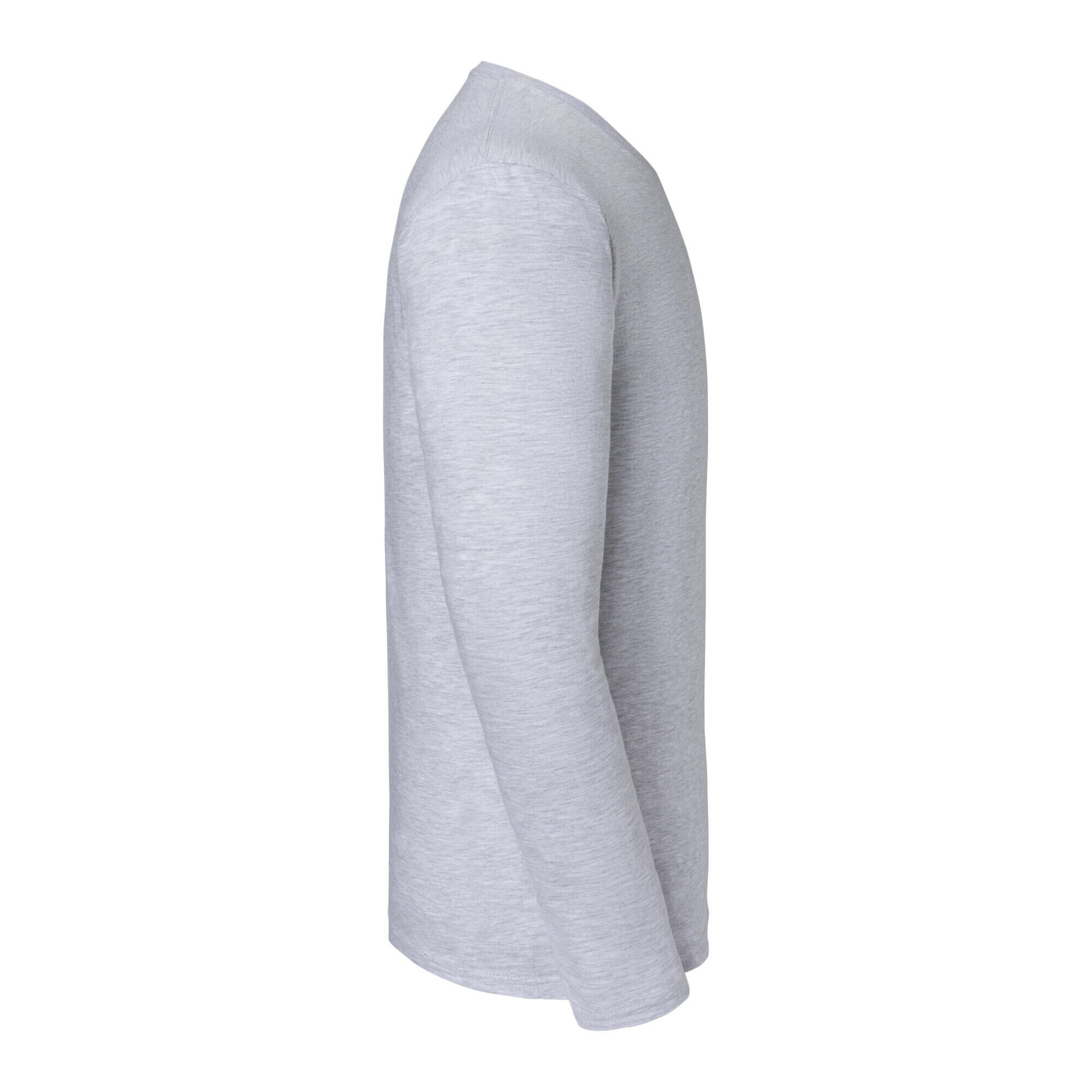 Maglietta Manica Lunga Adulto Unisex Fruit Of The Loom Iconic Grigio Erica 3/3