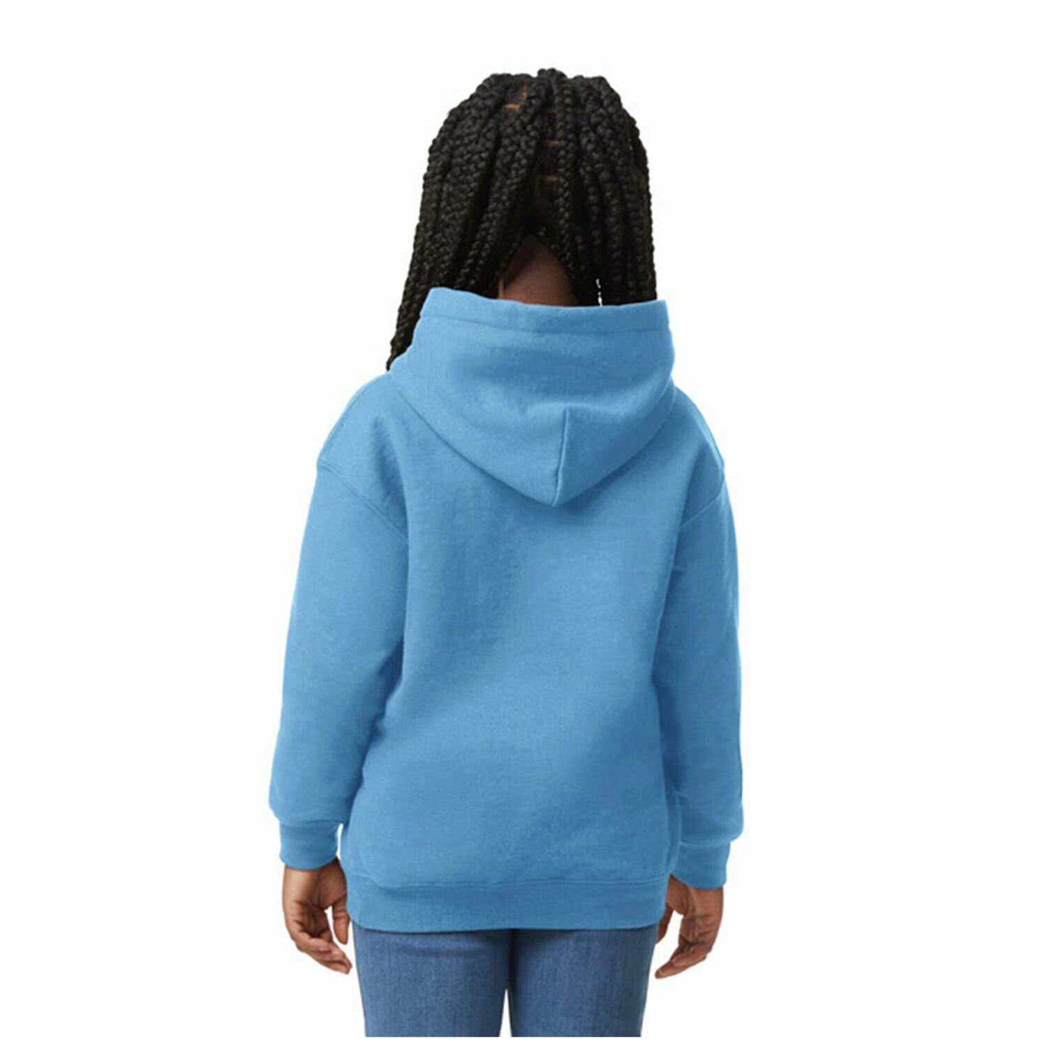 Sudadera de Mezcla Pesada para Niños/Niñas Azul Carolina 2/3