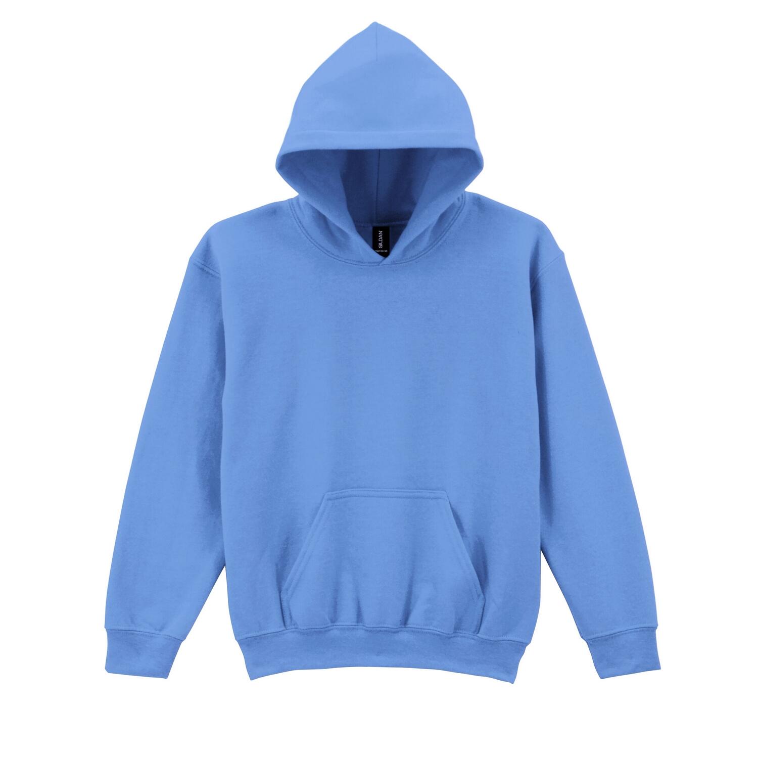 Gildan Felpa Con Cappuccio Uomo, Anti-restringimento – Confezione Da 2, Colore Blu, Taglia 4XL - 2