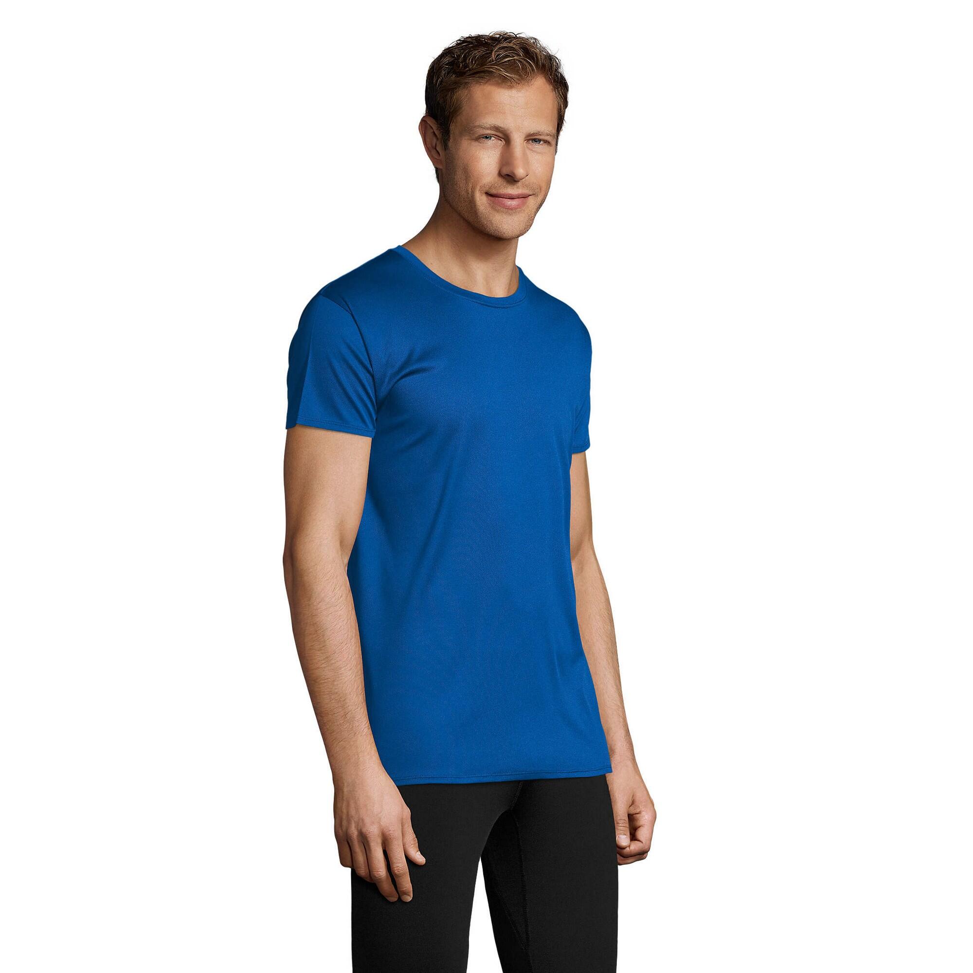 Tshirt SPRINT Adulte (Bleu Roi) 3/4