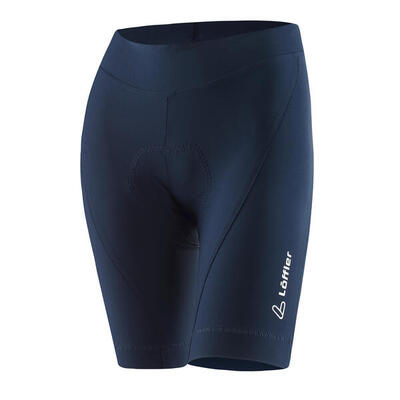 Korte fietsbroek voor dames tights hotbond® dark blue - blauw