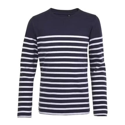 Tshirt MATELOT Enfant (Blanc / Bleu Marine)