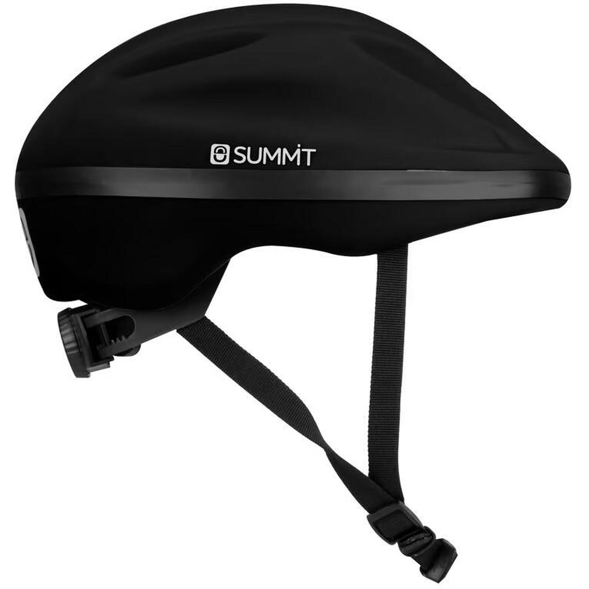 Casca de bicicletă pentru copii Summit, ajustabilă, neagră
