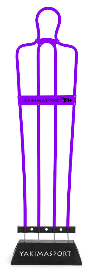 Mur piłkarski AirFlow, 160cm, Pasywny obrońca junior fioletowy
