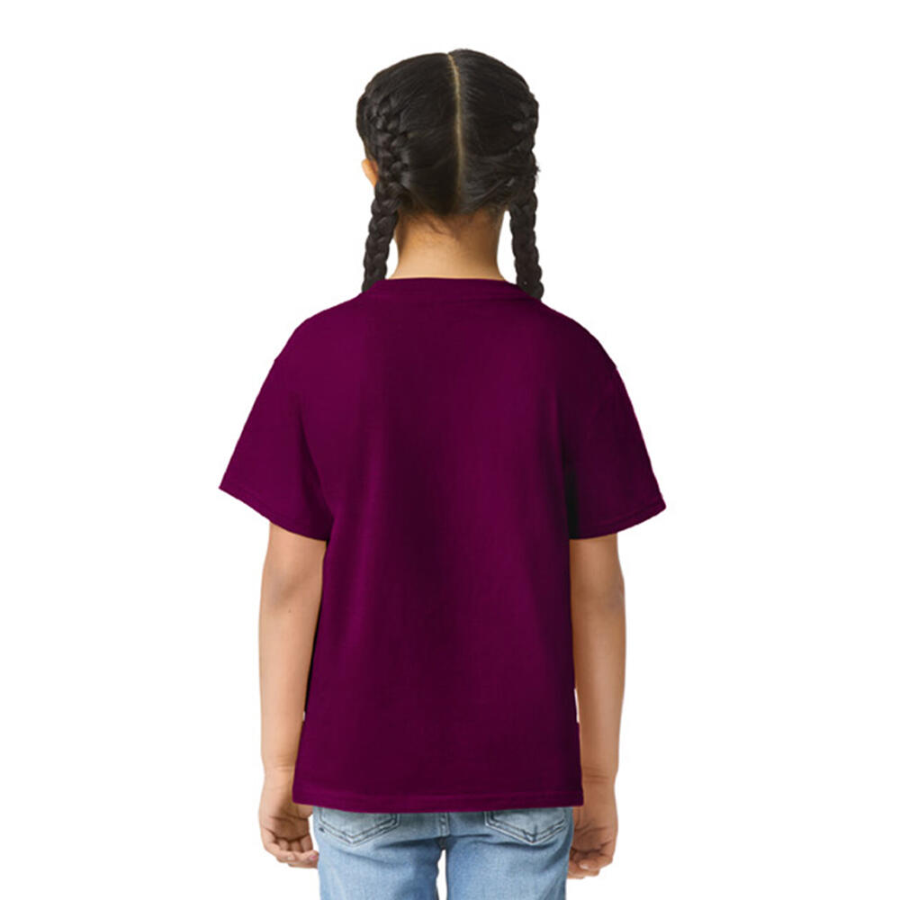 Camiseta Softstyle para Niños/Niñas Granate 2/2