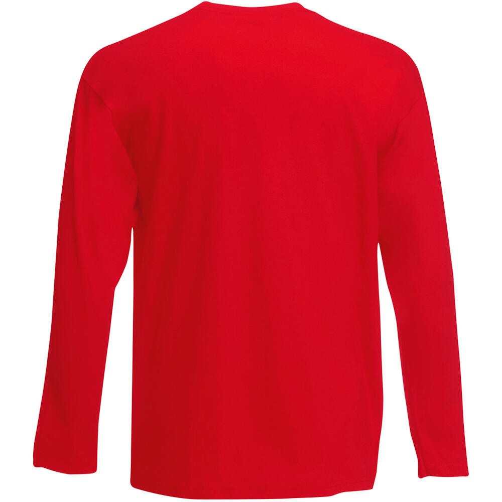 Value Langarm Freizeit TShirt Herren Hellrot 2/2