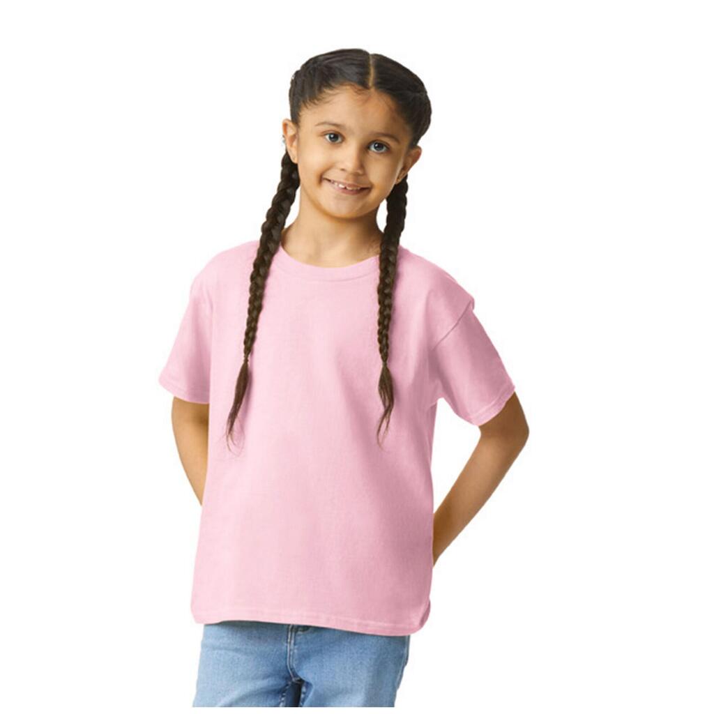 Childrens/Kids Cotton Lightweight TShirt (Light Pink)