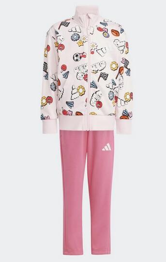 Tuta bambina adidas seasonal essentials - rosa