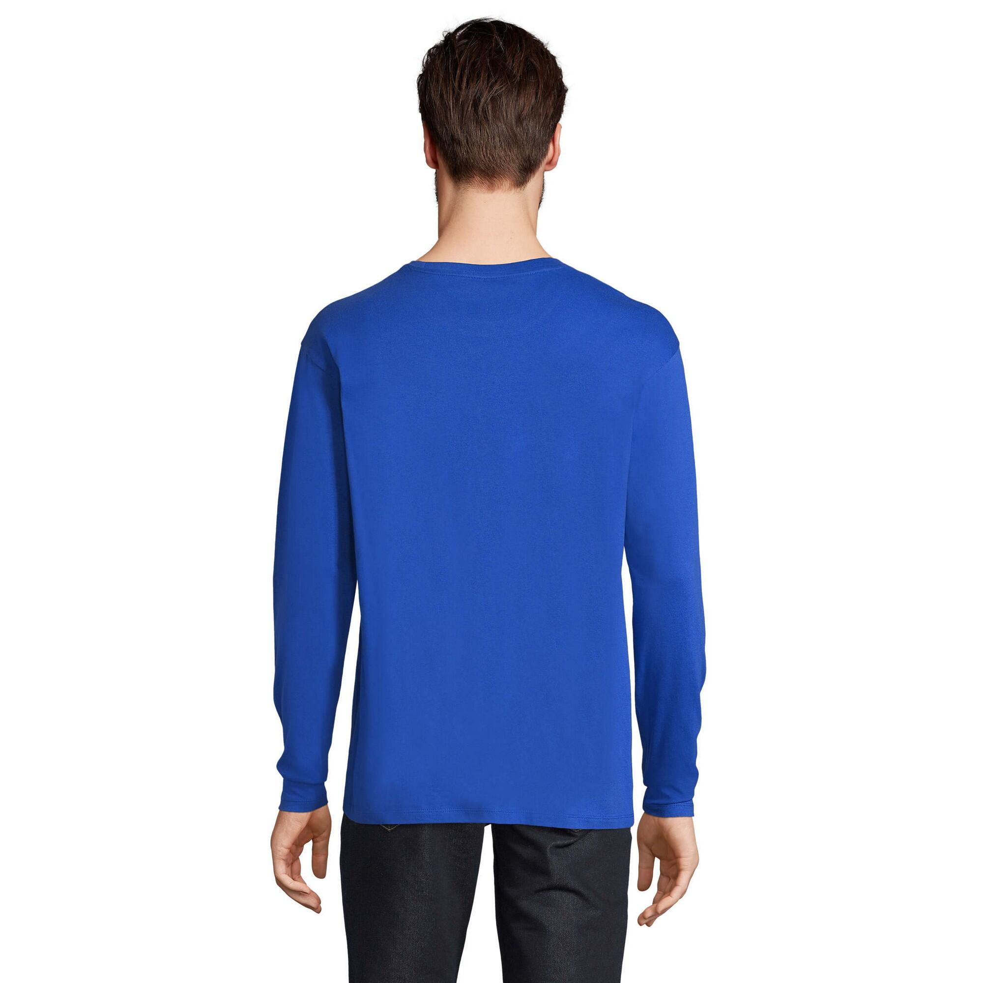 Camiseta Monarch de Manga Larga para Hombre Azul Real 2/3