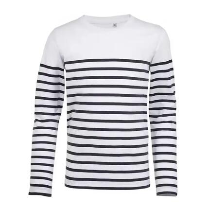 Tshirt MATELOT Enfant (Blanc / Bleu Marine)