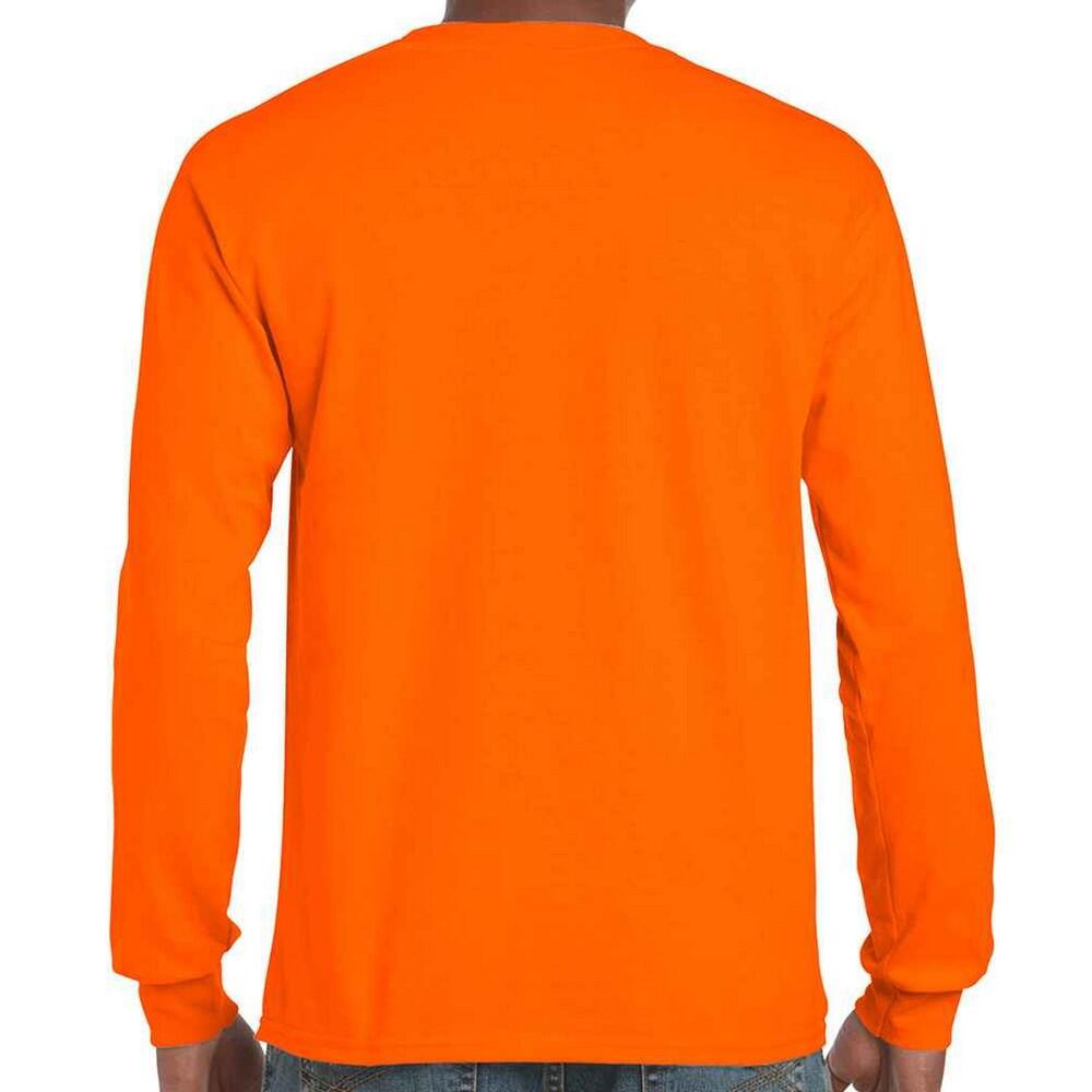 Tshirt Manches Longues Adulte (Orange Fluo) 2/2