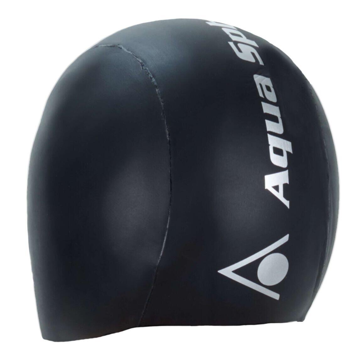 Cuffia da bagno Aquasphere Aqua Skin Hood V2 Nera 2/2