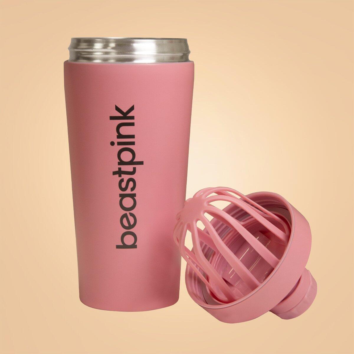Stalowy shaker 650 ml Pink BeastPink 2/4