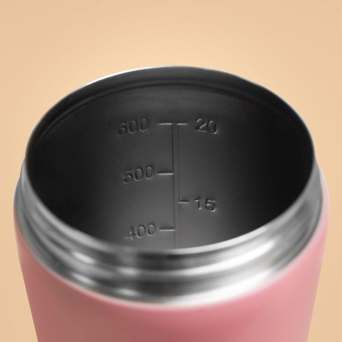 Stalowy shaker 650 ml Pink BeastPink 3/4