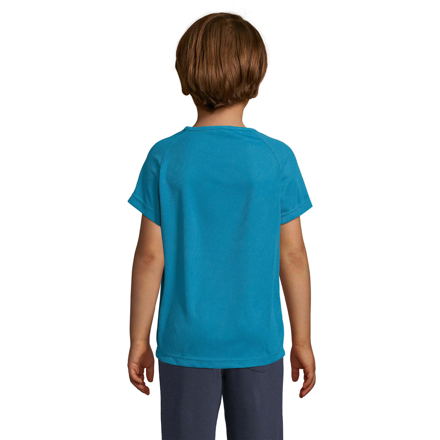 Kinderen/Kinderen Sportief Raglan Tshirt (Aqua) 2/3