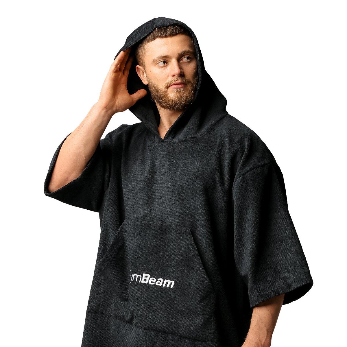 Accappatoio poncho in microfibra 100 cm nero Terry Towel 6/7