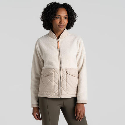 Fleece Dames Jamea Hybride Jacket Wandelen