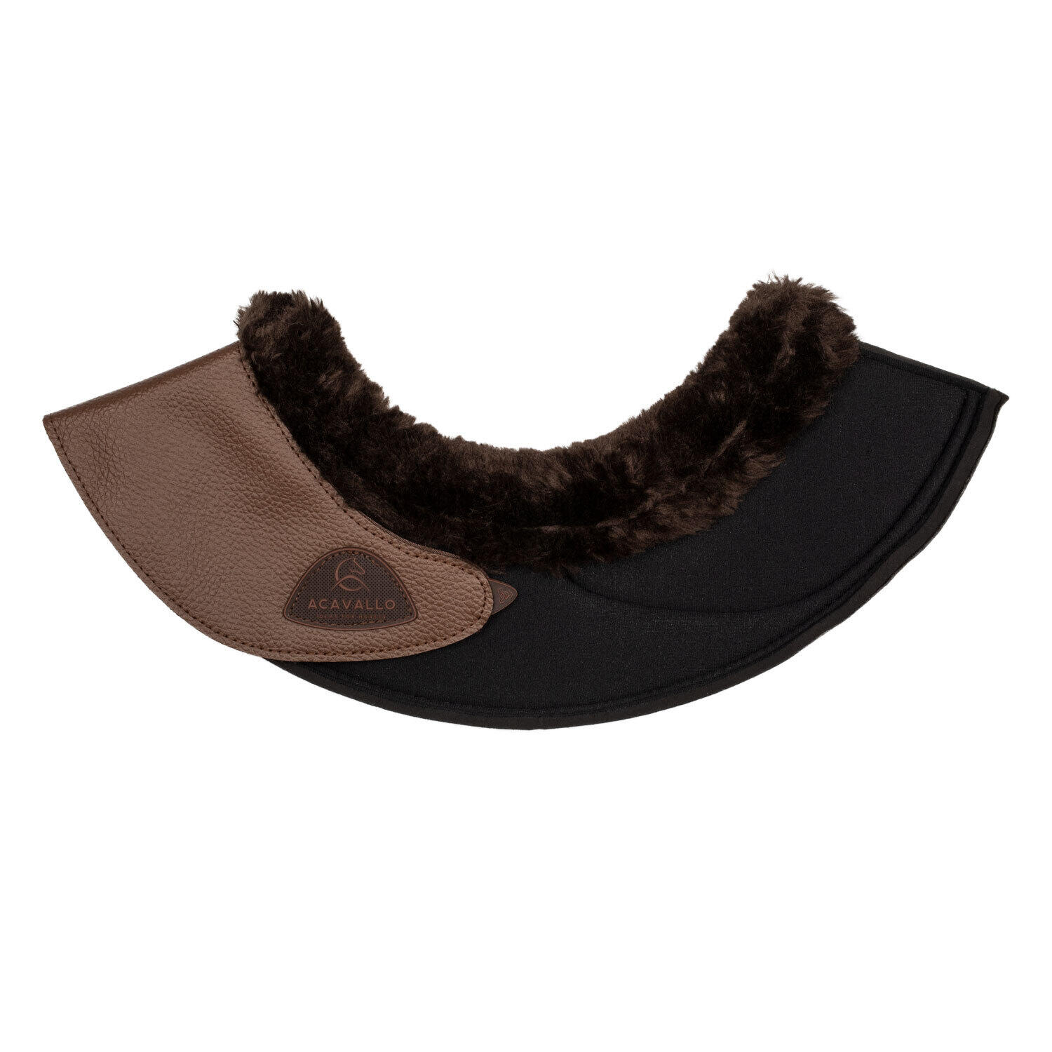 Paardenklokken met bont en klittenbandsluiting Acavallo 5/5