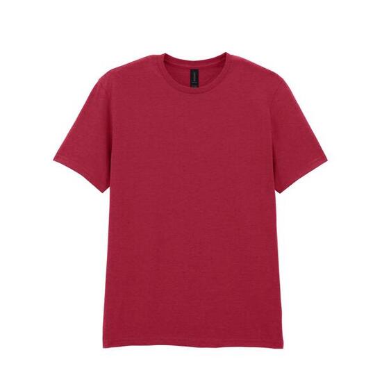 Tshirt Motif/style Uni SOFTSTYLE Adulte (Rouge Foncé)