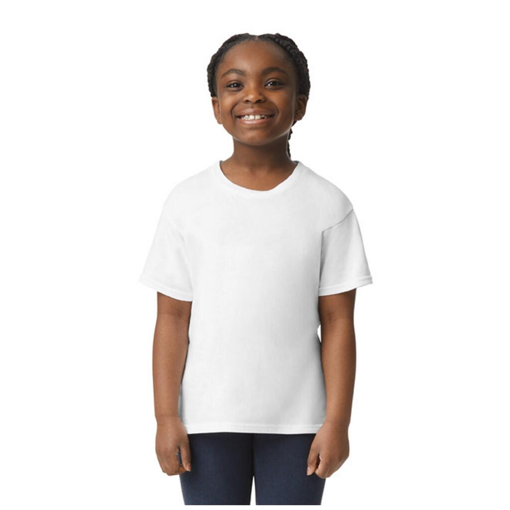 Childrens/Kids Cotton Lightweight TShirt (White)