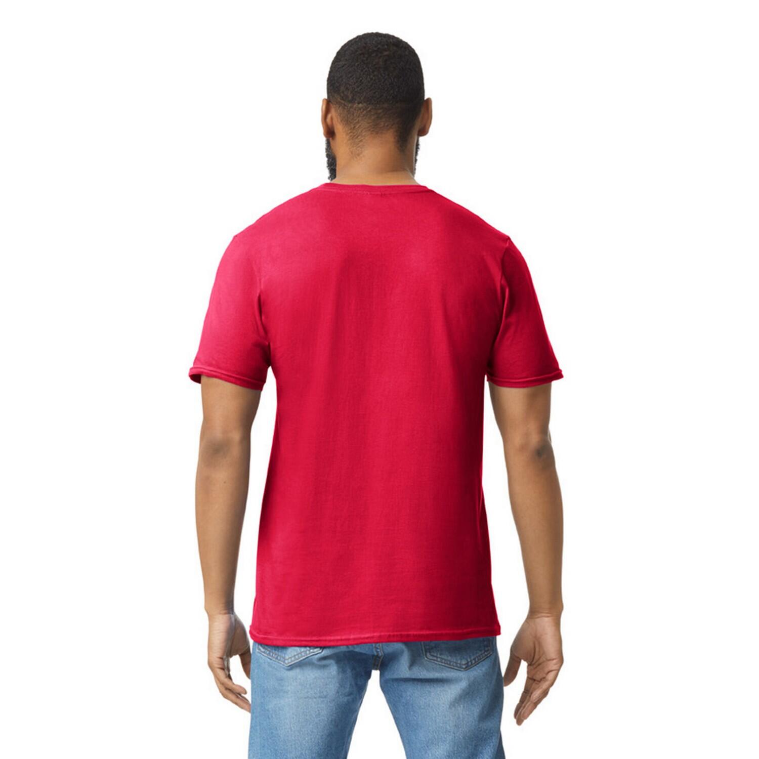 Tshirt Motif/style Uni SOFTSTYLE Adulte (Rouge) 2/3