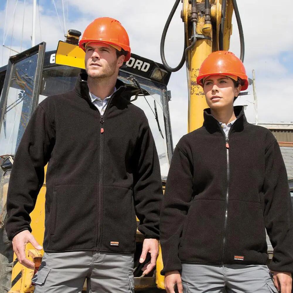 WorkGuard Veste De Travail En Micro Polaire Homme (Noir) 3/4