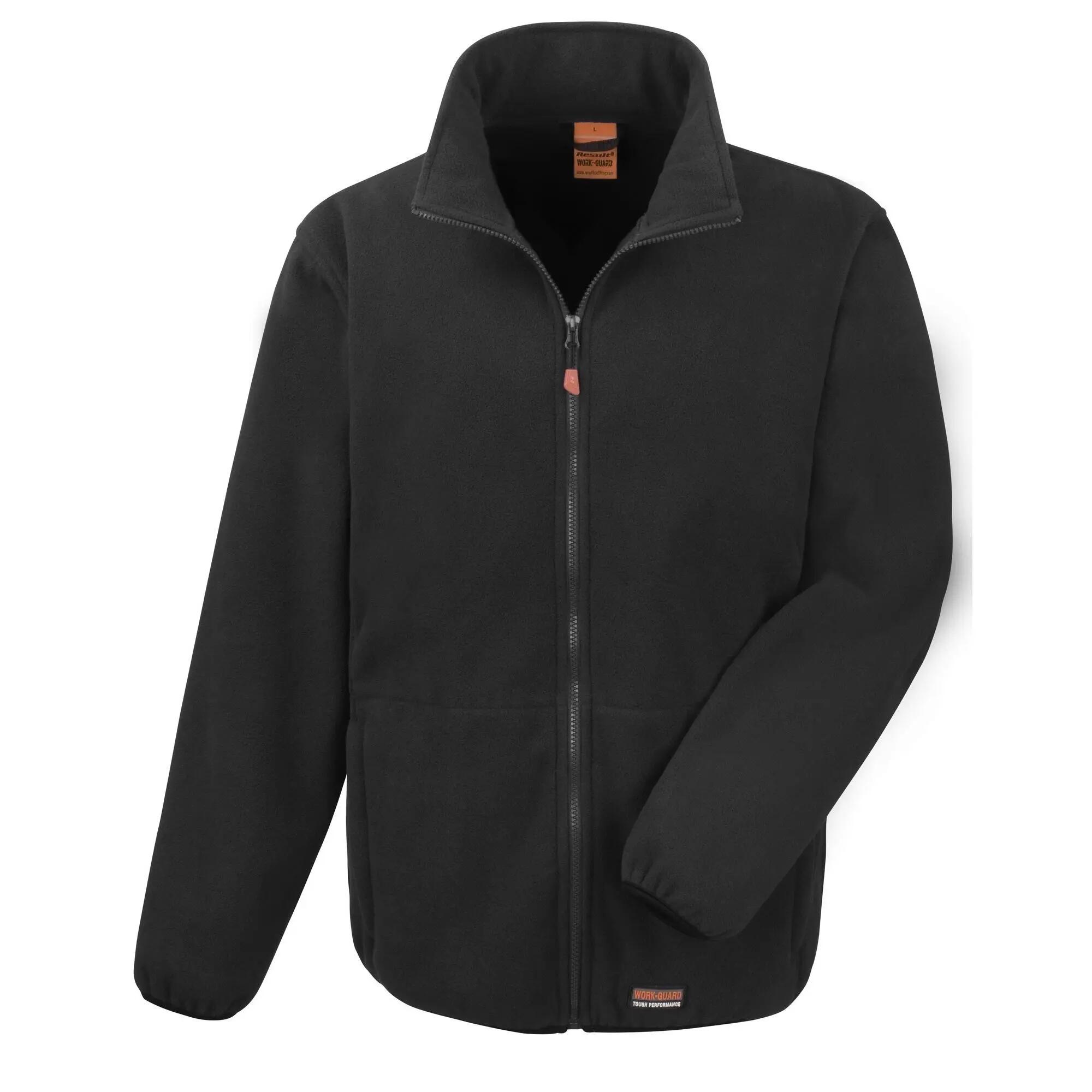 WorkGuard Veste De Travail En Micro Polaire Homme (Noir) 2/4