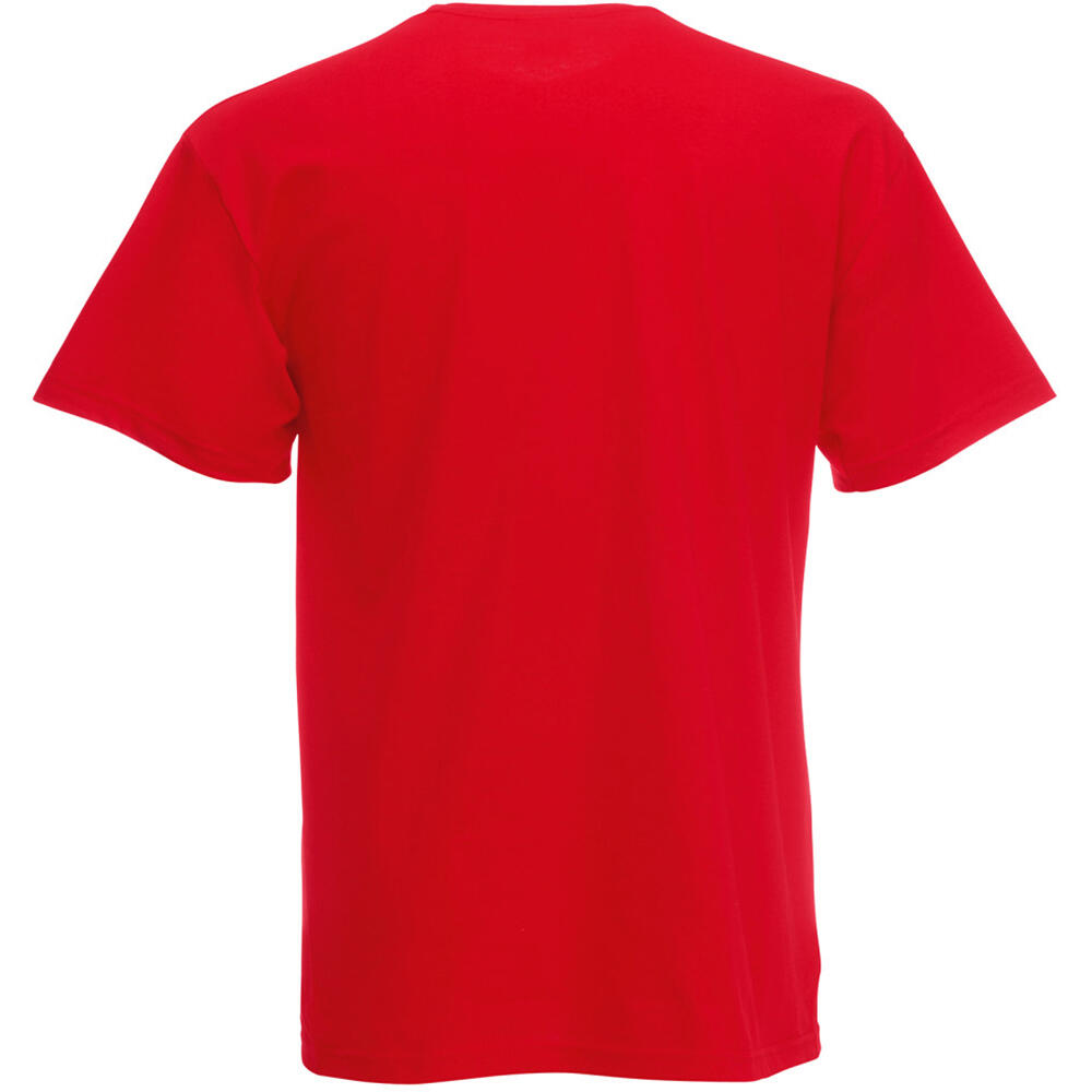 Kurzarm Freizeit TShirt Herren Hellrot 2/2