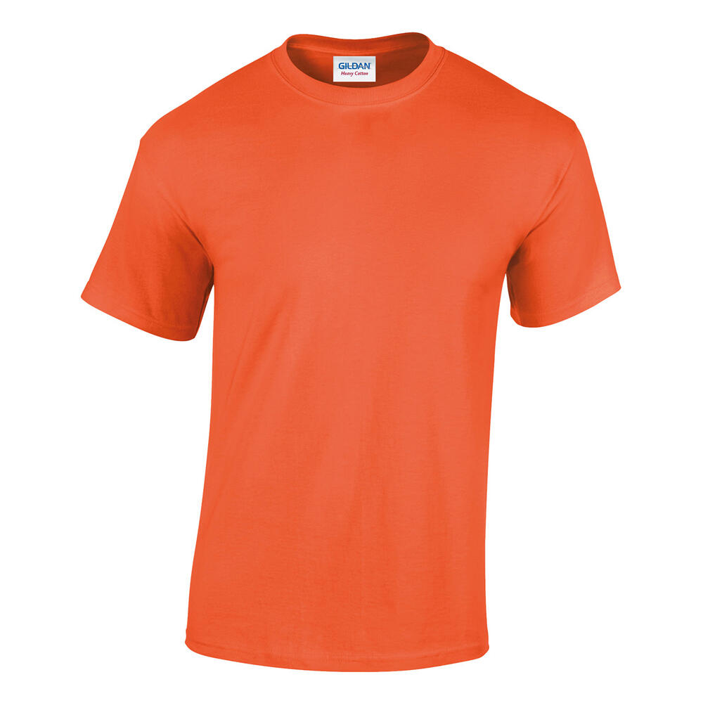Unisex Adult Heather Heavy Cotton TShirt (Antique Orange)