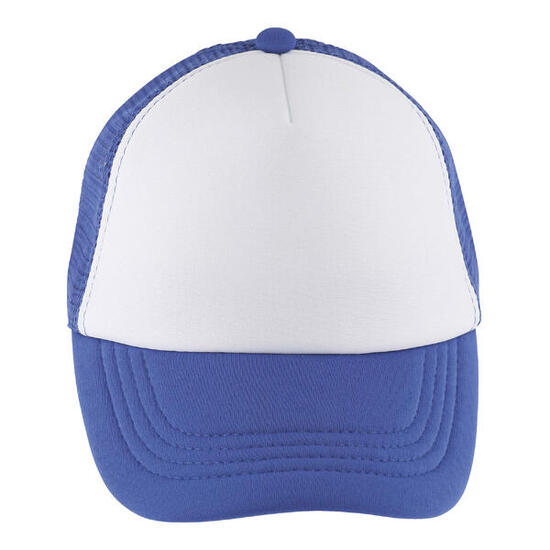 Casquette De Baseball BUBBLE Enfant (Blanc / Bleu Roi)