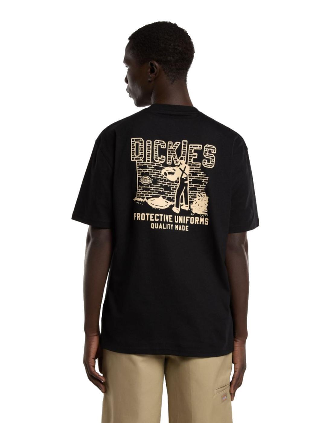 T-shirt pour homme Dickies Bricklane Noir 4/5
