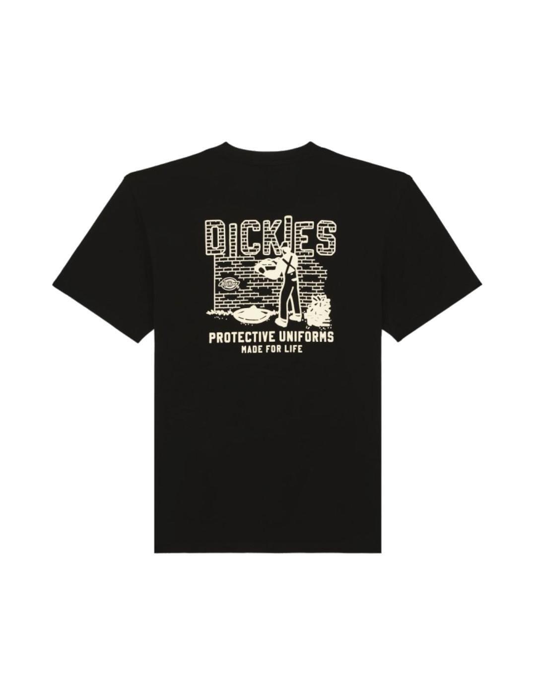 T-shirt pour homme Dickies Bricklane Noir 2/5