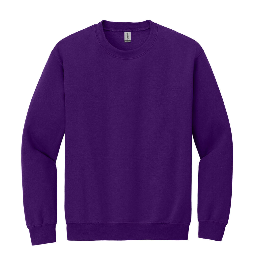 Unisex Adult Heavy Blend Crew Neck Sweatshirt (Purple)