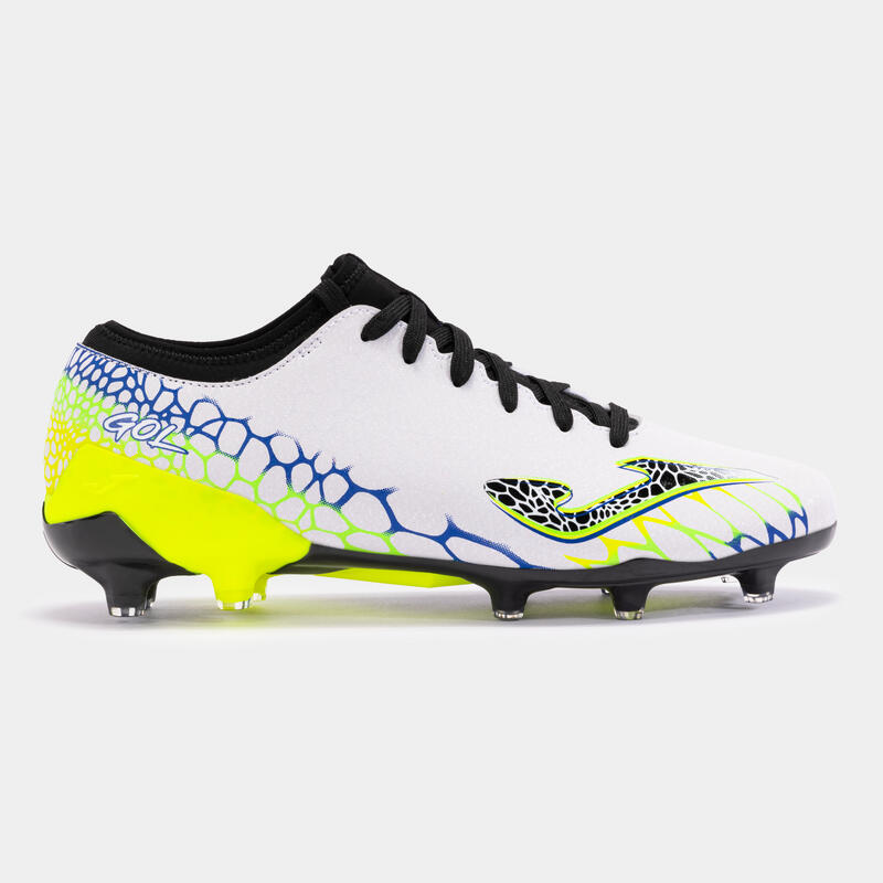 Ghete fotbal Joma GOL 2402 Alb/Albastru 43.5