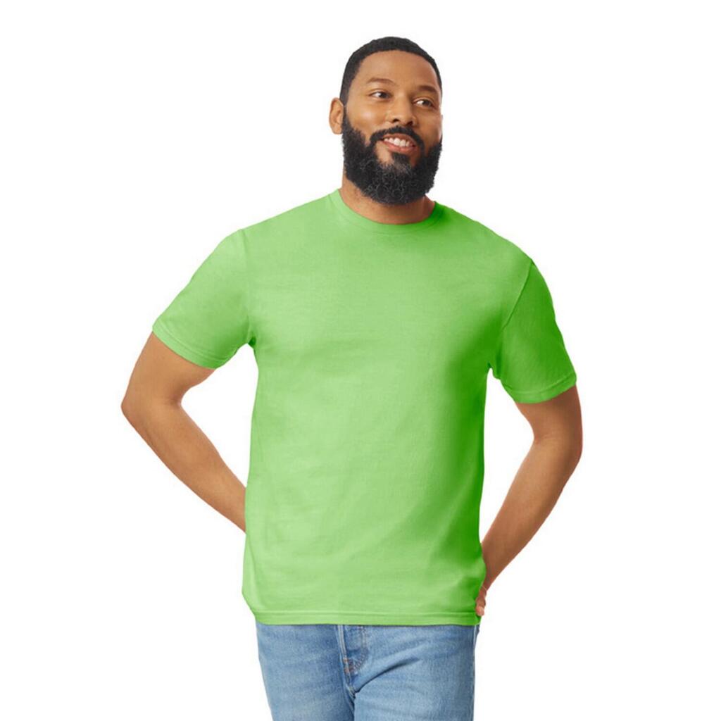 Unisex Adult Softstyle Plain Cotton TShirt (Lime)