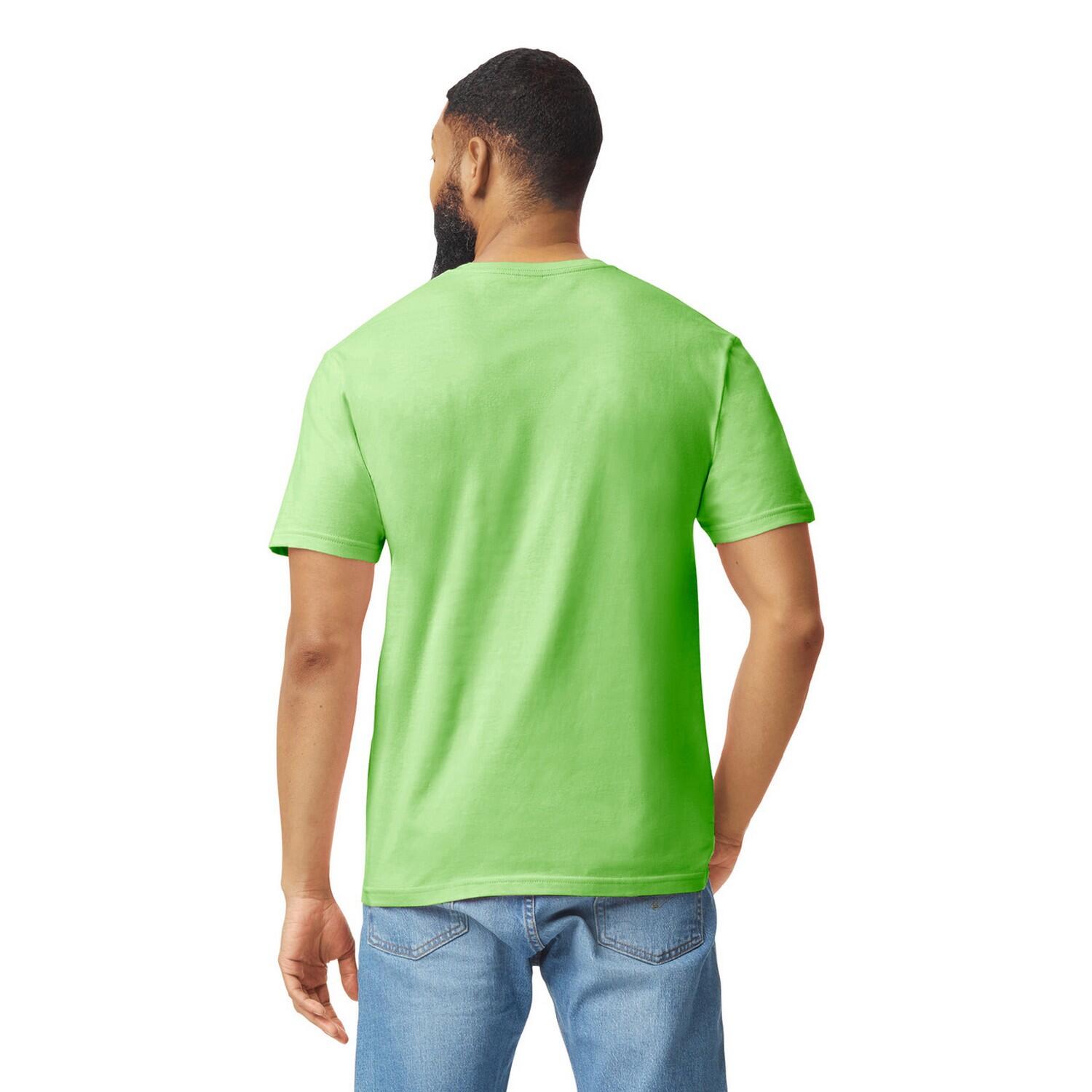 Maglietta Semplice Adulto Unisex Gildan Softstyle Lime 2/3