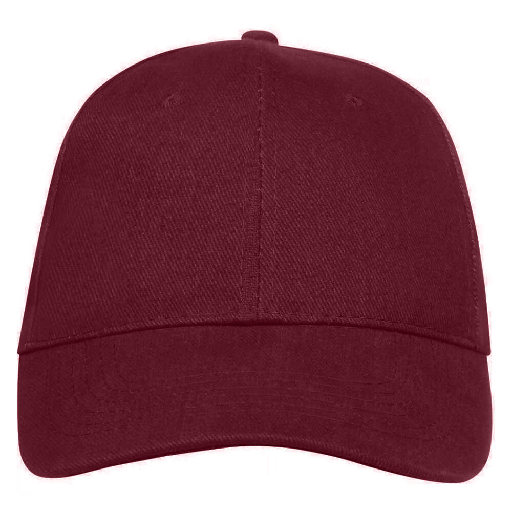 SOL'S Buffalo 6 panel baseballpet (Bourgondië)