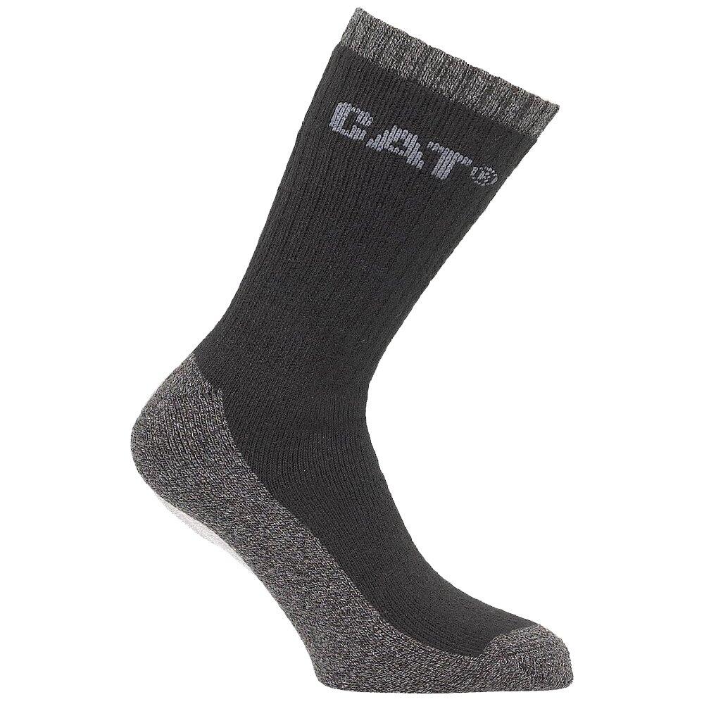 Thermal Mens Work Socks (Pack Of 2) (Black) 2/3