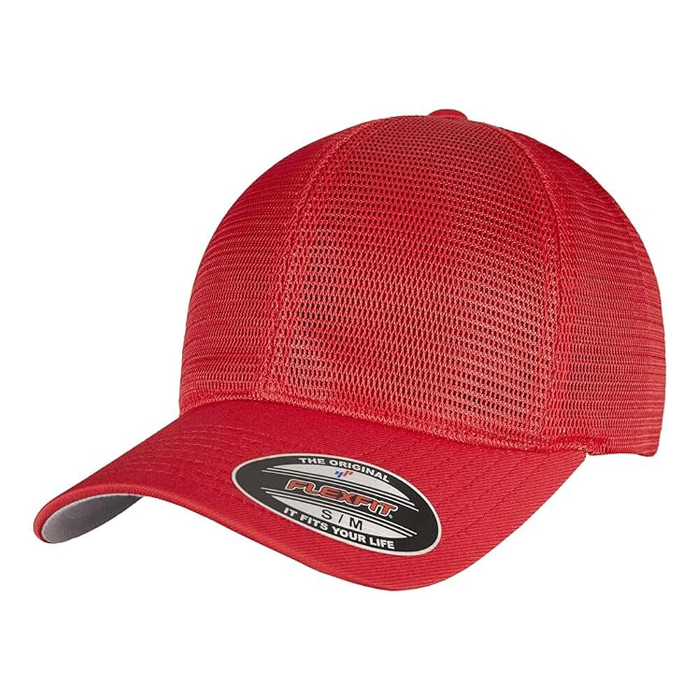 FLEXFIT Cappellino Da Baseball Flexfit 360 Omnimesh Rosso