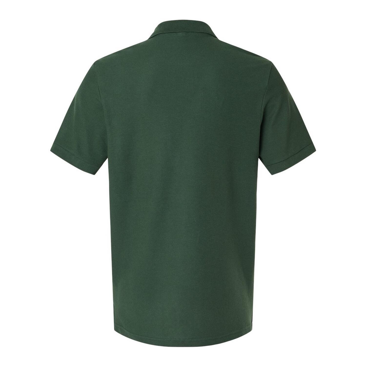 Camisola pólo unissexo adulto Hammer Piqué (Verde Floresta) 2/4