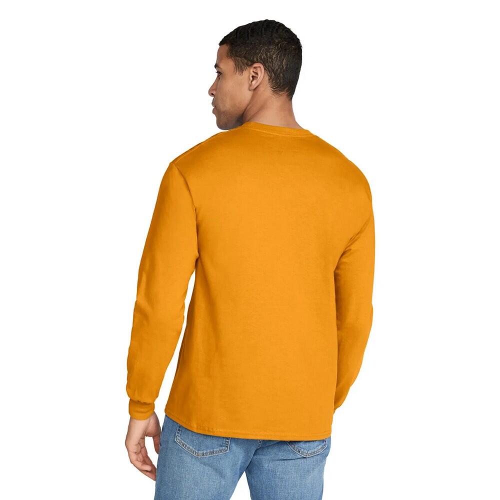 Maglietta Manica Lunga Adulto Unisex Gildan Oro 2/2
