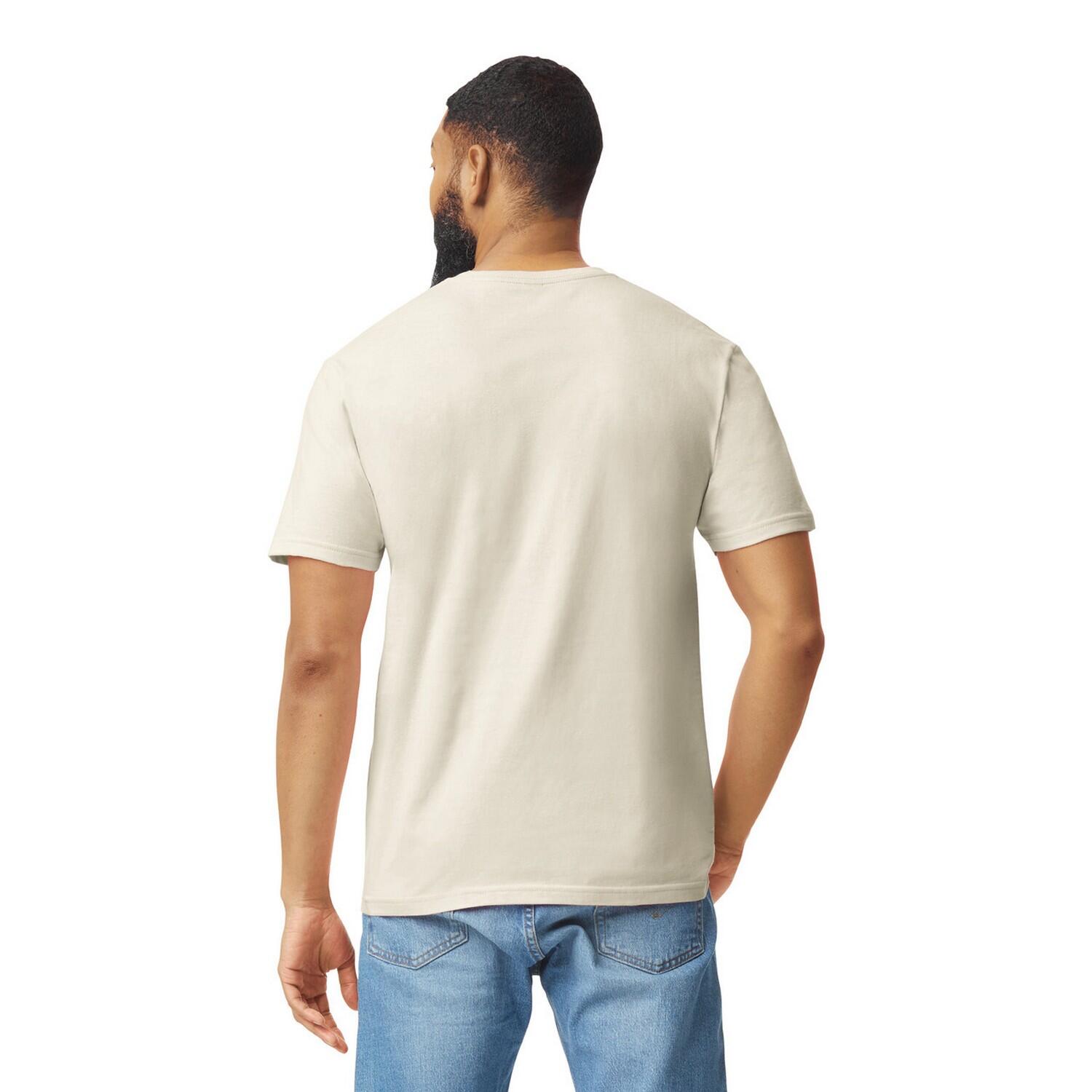 Tshirt Motif/style Uni SOFTSTYLE Adulte (Beige Pâle) 2/3