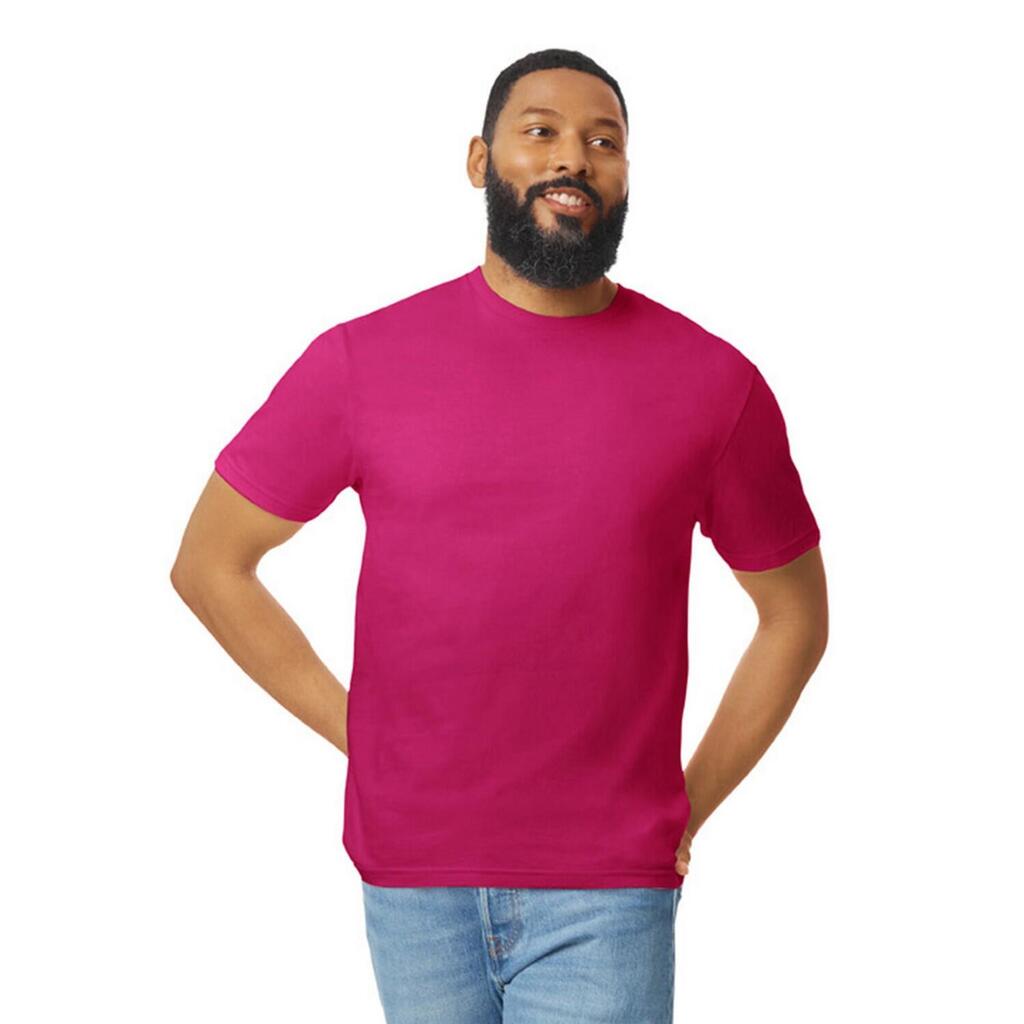 Unisex Adult Softstyle Plain Cotton TShirt (Cardinal Red)
