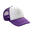 Boné de malha para camionista Detroit Roxo / Branco