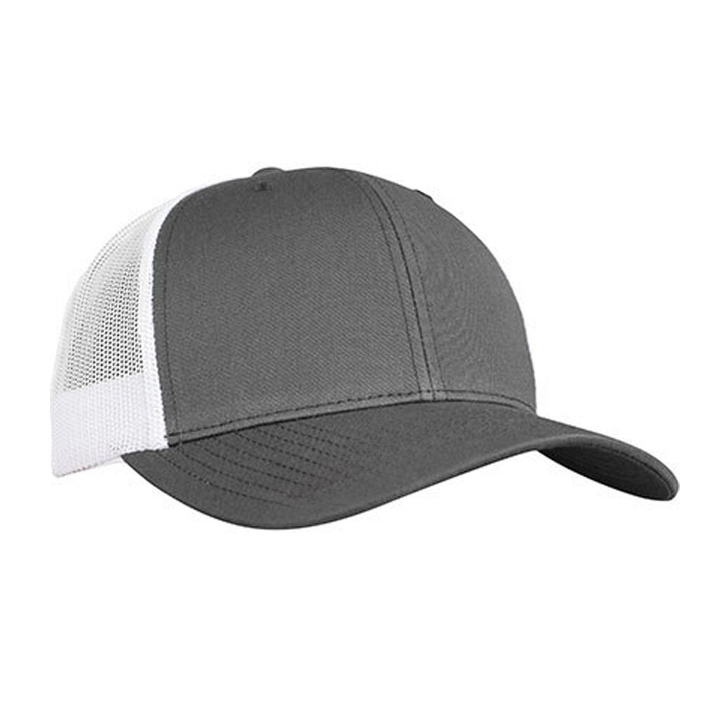 Trucker Cap Zweifarbig Damen und Herren Dunkelgrau/Weiß 2/2