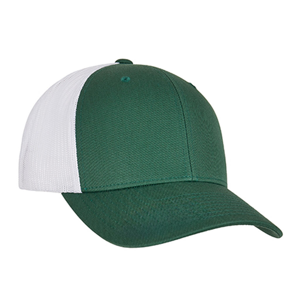 Trucker Cap Zweifarbig Damen und Herren Immergrün/Weiß 2/2